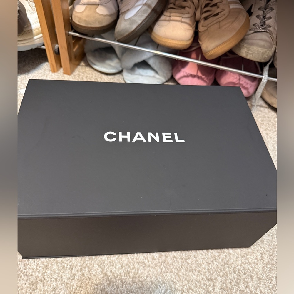 Chanel Braided Raffia & Gold Tone Metal Mini Shopping Bag - Picture 9 of 9